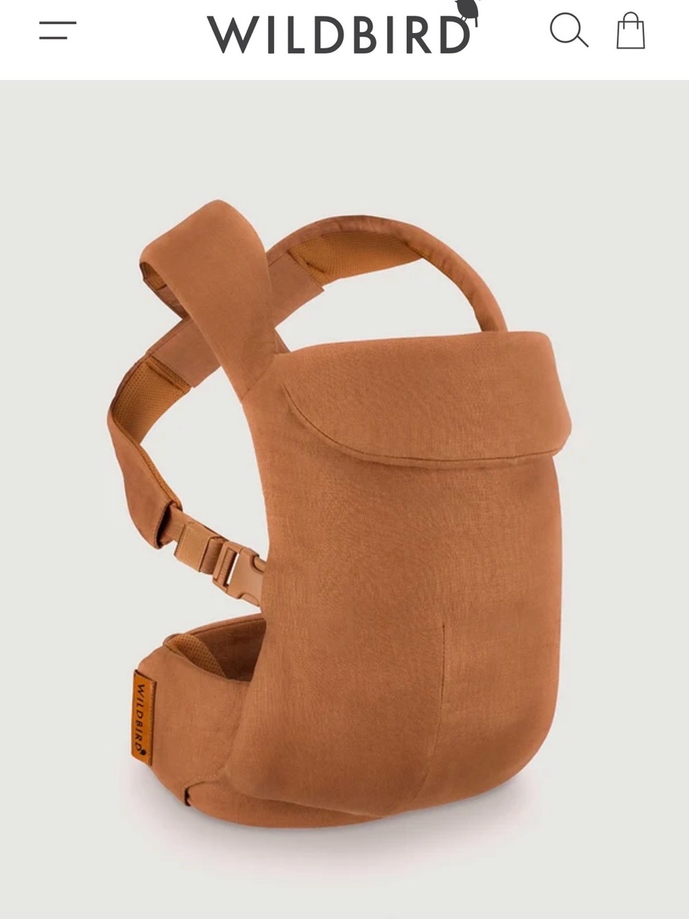 WildBird Aerial Carrier in Terracotta Brown / Willow